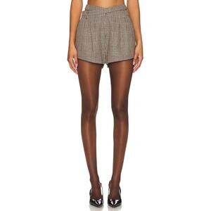 Osis Studio 'Nara' Brown Polyester Shorts Size L